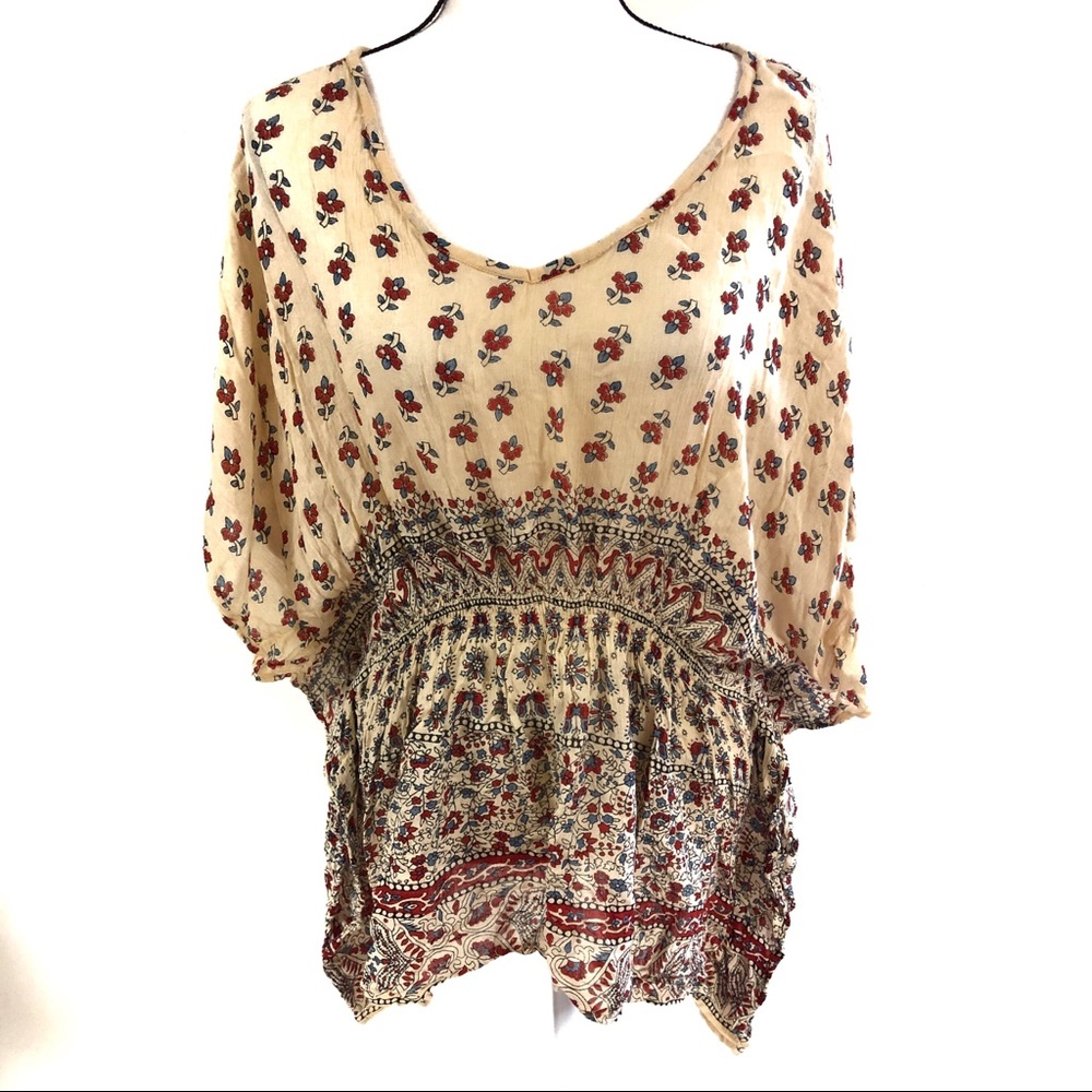 🌵Earth bound trading Co XL floral boho  top